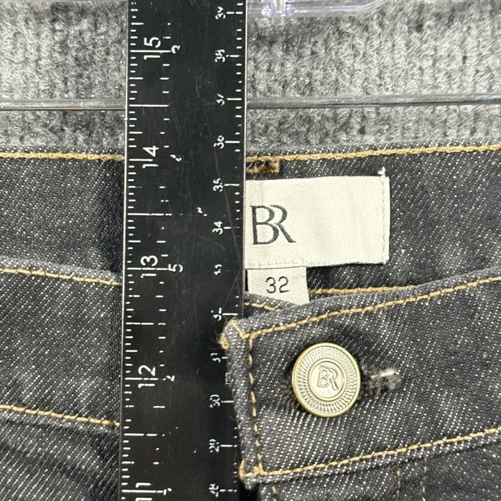 Banana‎ Republic Jeans Mens 32x29 Black Rinse Wash Slim Stacked Bootcut